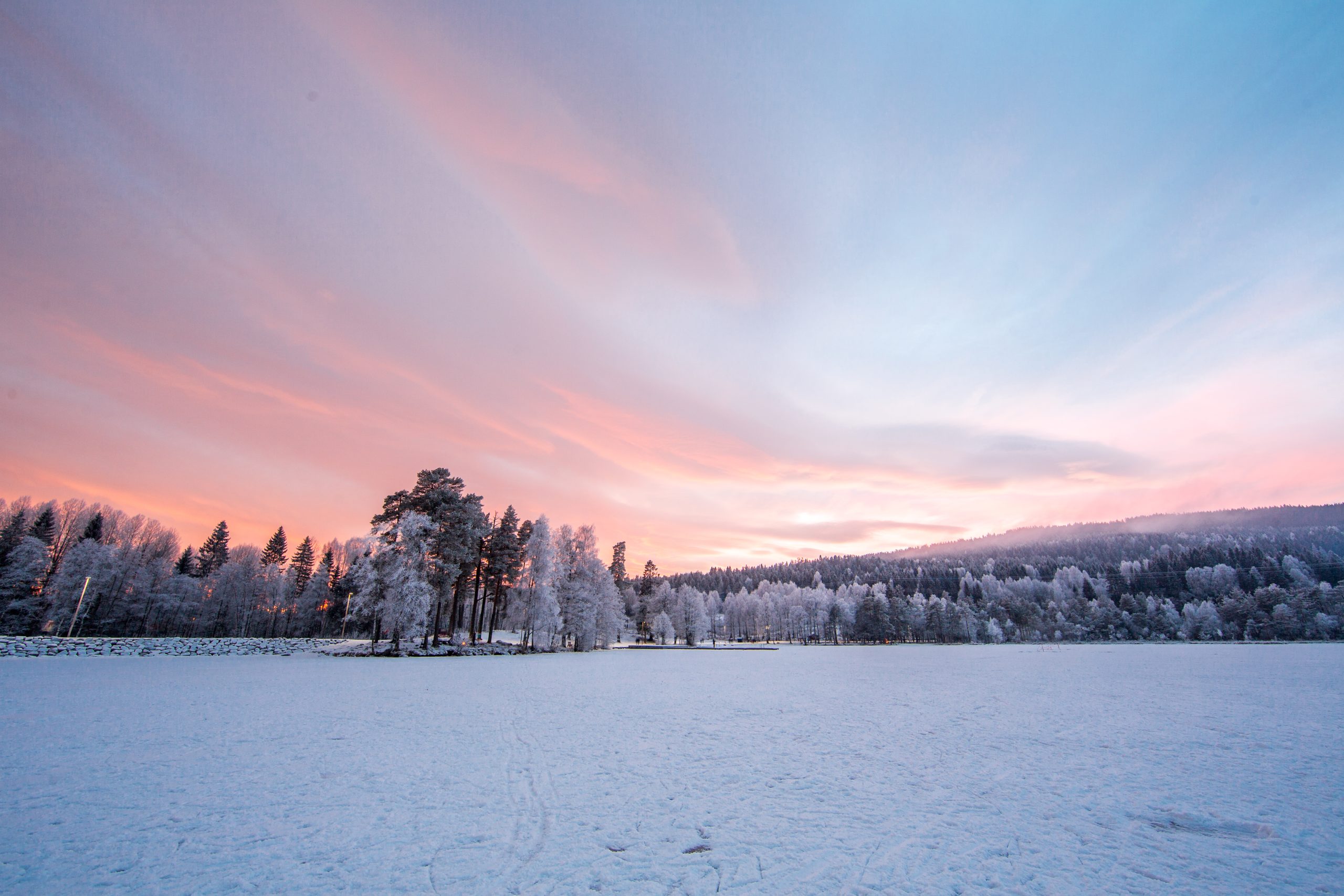 Evening at Sognsvannet, Oslo, Norway
